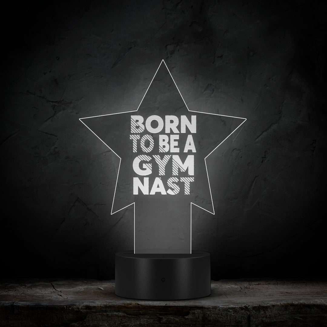 Born To Be A Gymnast LED Light