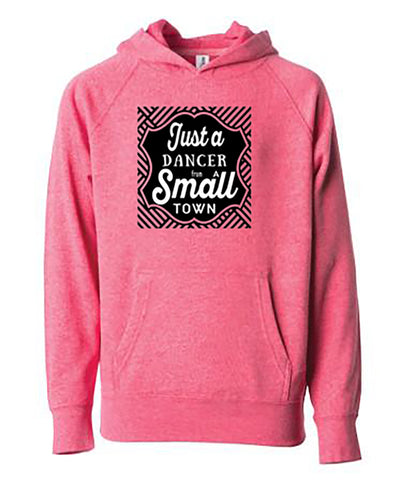 Just A Dancer From A Small Town Youth Hoodie Pomegranate