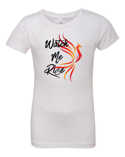 Watch Me Rise Girls T-Shirt White