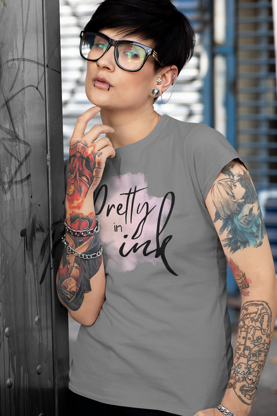 Pretty In Ink Adult T-Shirt