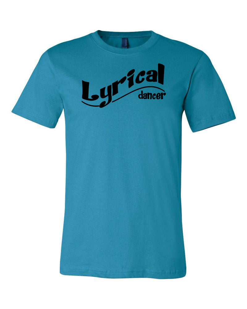 Caribbean Blue Lyrical Dancer Adult Dance T-Shirt