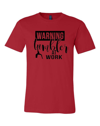 Tumbler At Work Adult T-Shirt