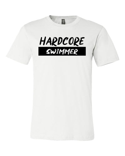 Hardcore Swimmer Adult T-Shirt