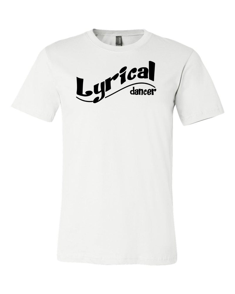 White Lyrical Dancer Adult Dance T-Shirt