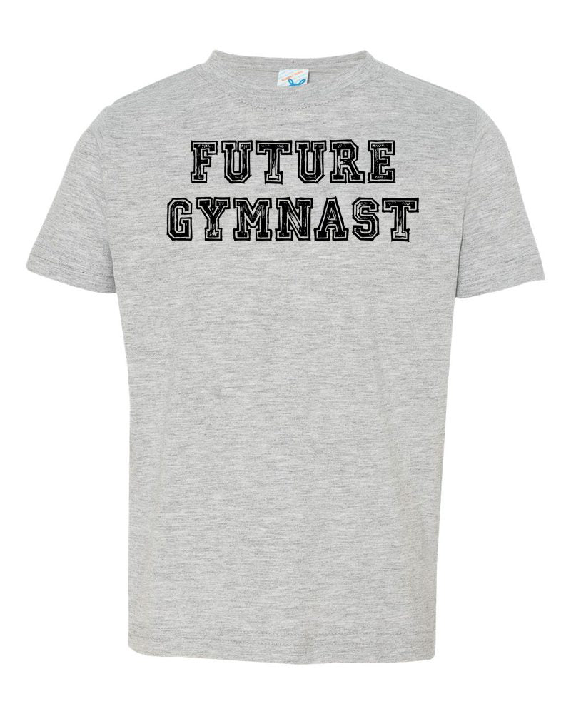 Heather Gray Future Gymnast Toddler Gymnastics T-Shirt