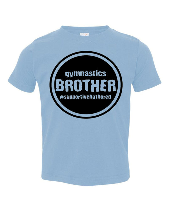 Gymnastics Brother Toddler T-Shirt Light Blue