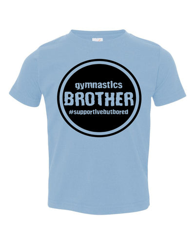 Gymnastics Brother Toddler T-Shirt Light Blue