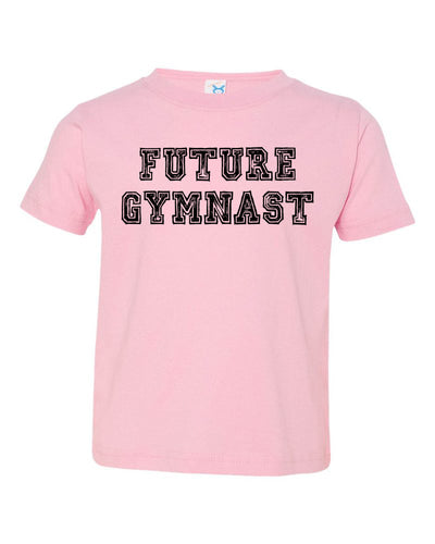 Pink Future Gymnast Toddler Gymnastics T-Shirt