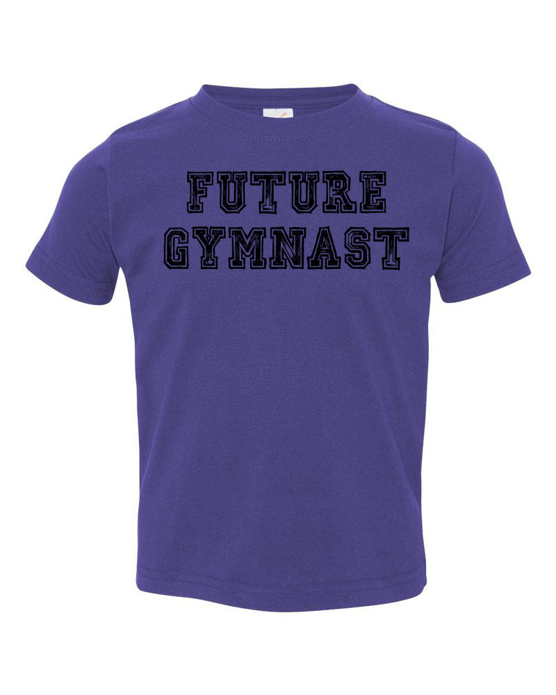 Purple Future Gymnast Toddler Gymnastics T-Shirt