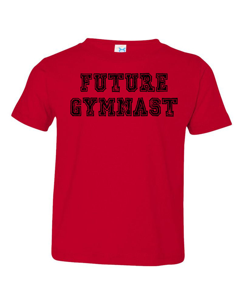 Red Future Gymnast Toddler Gymnastics T-Shirt