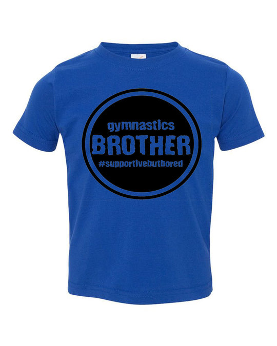 Gymnastics Brother Toddler T-Shirt Royal Blue