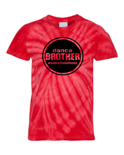 Dance Brother Youth Tie Dye T-Shirt Red