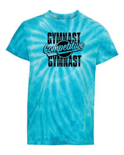 Competitive Gymnast Adult Tie Dye T-Shirt