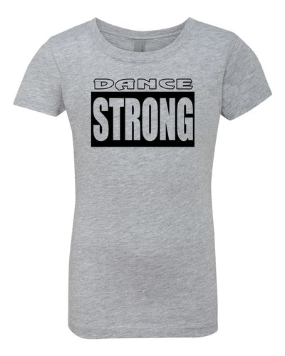 Dance Strong Girls T-Shirt Heather Gray