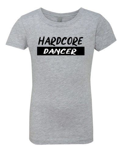 Hardcore Dancer Girls T-Shirt Heather Gray