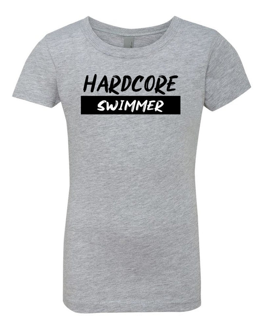 Hardcore Swimmer Girls T-Shirt