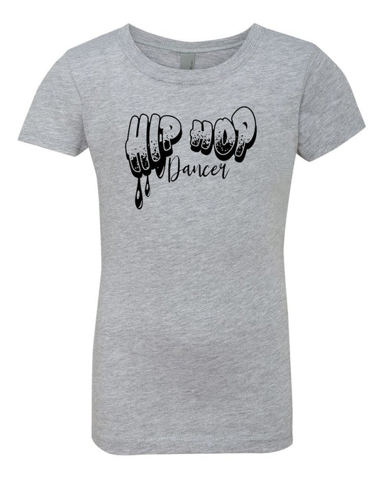 Hip Hop Dancer Girls T-Shirt Heather Gray