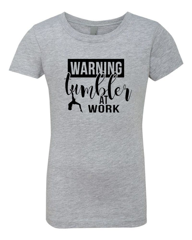 Tumbler At Work Girls T-Shirt