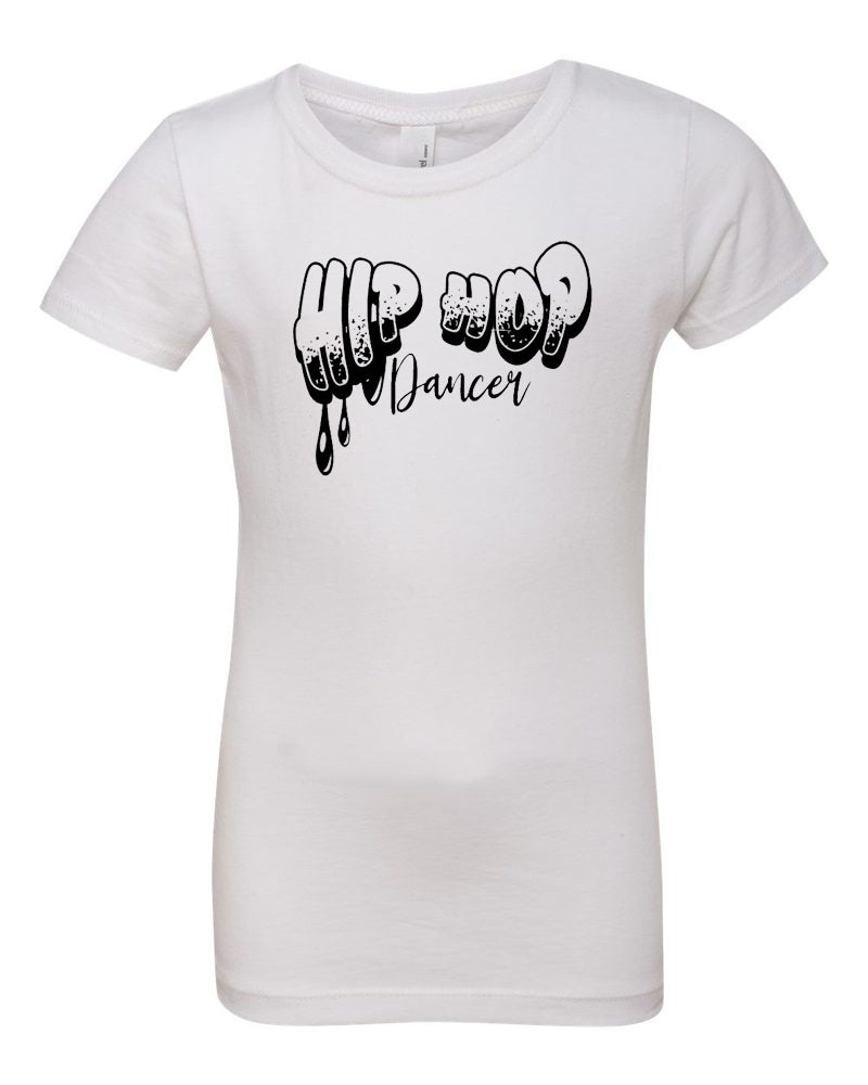 Hip Hop Dancer Girls T-Shirt White