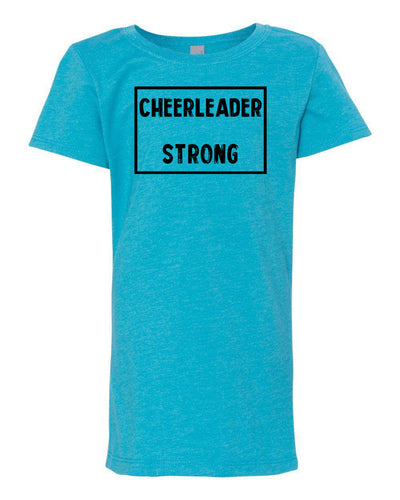 Cheerleader Strong Girls T-Shirt Ocean Blue