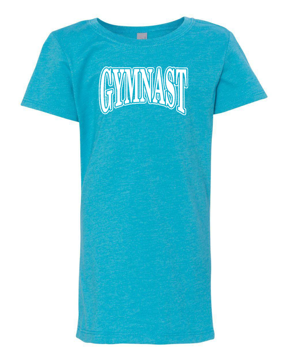 Gymnast Girls T-Shirt Ocean Blue