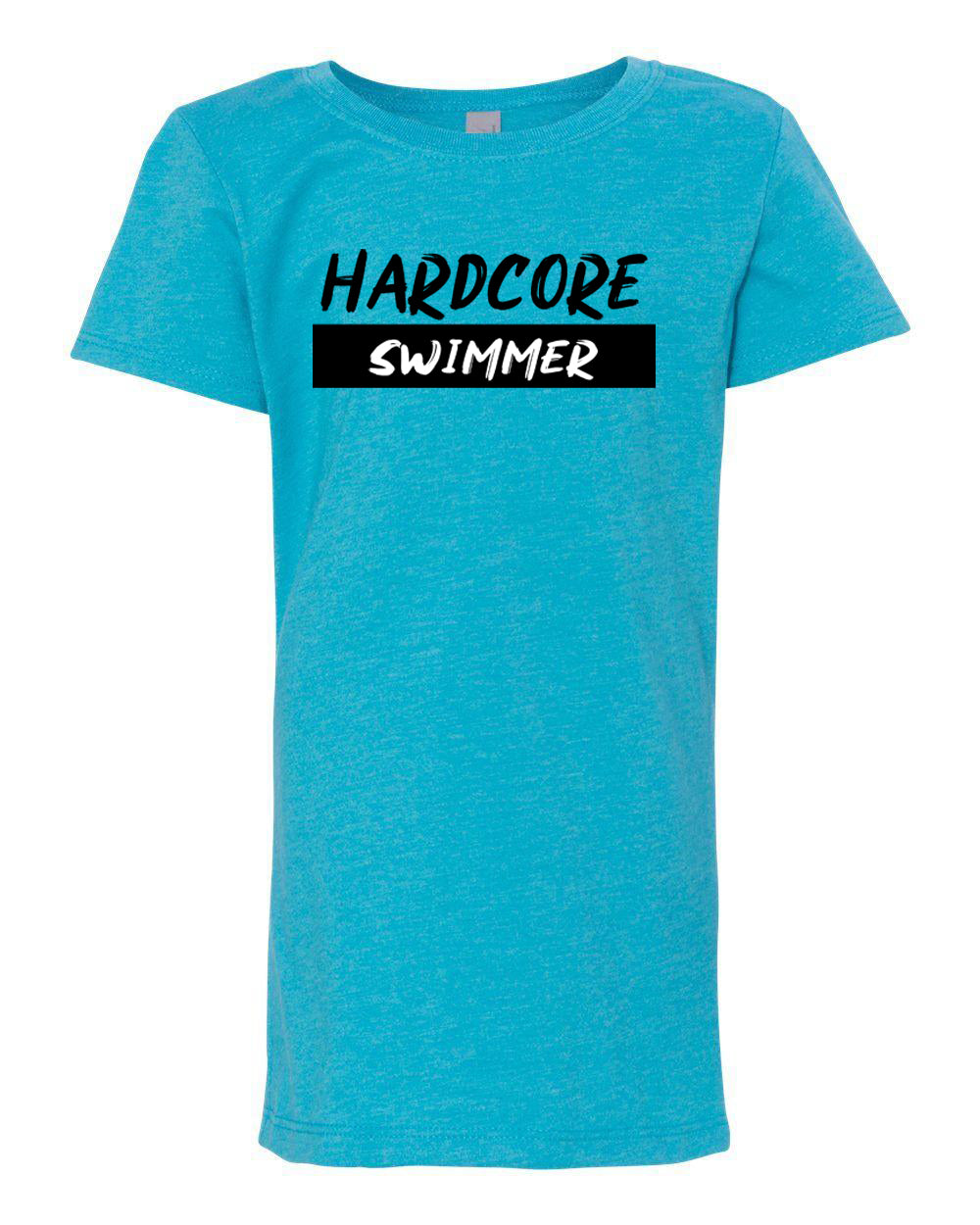 Hardcore Swimmer Girls T-Shirt