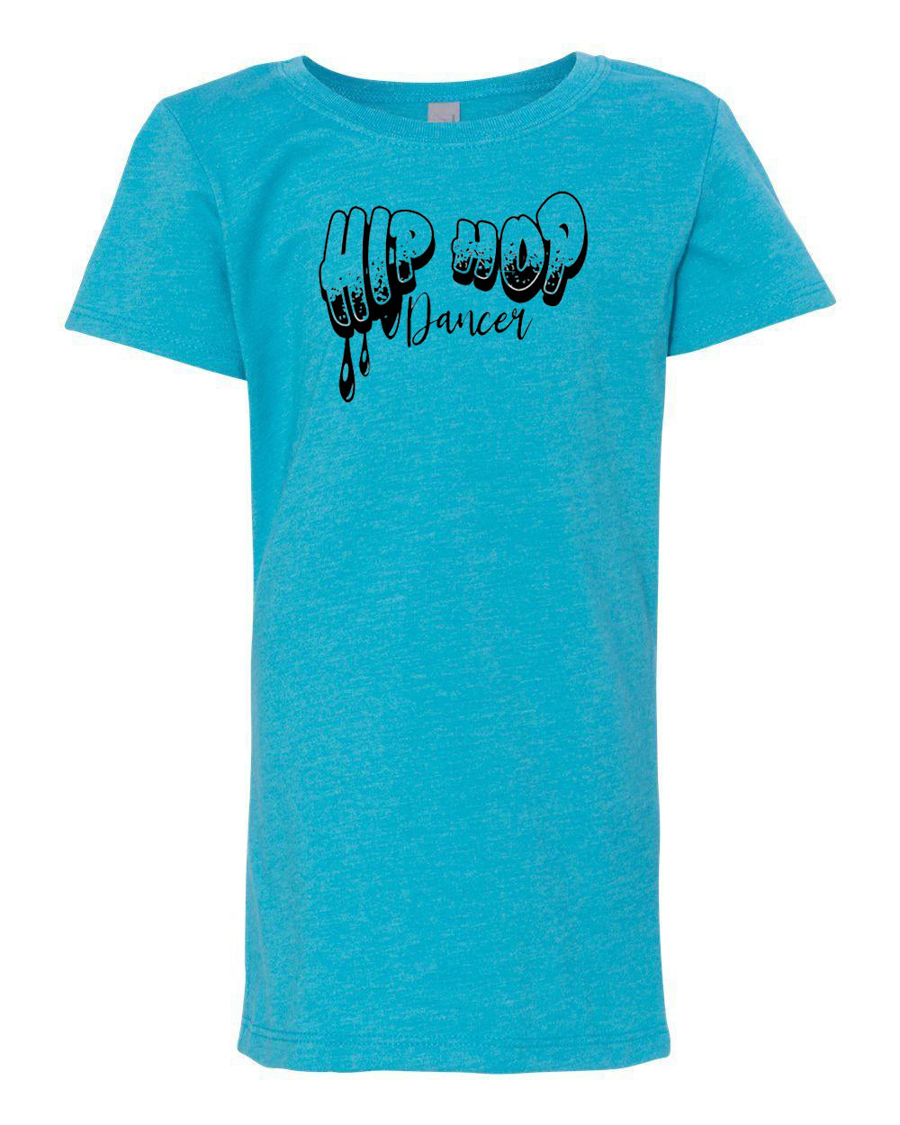 Hip Hop Dancer Girls T-Shirt Ocean Blue