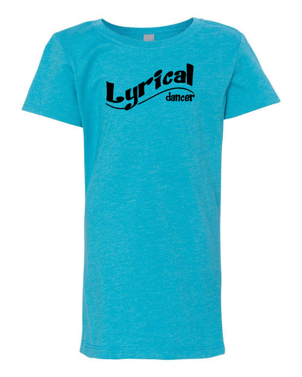 Lyrical Dancer Girls T-Shirt Ocean Blue