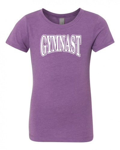 Gymnast Girls T-Shirt Purple Berry