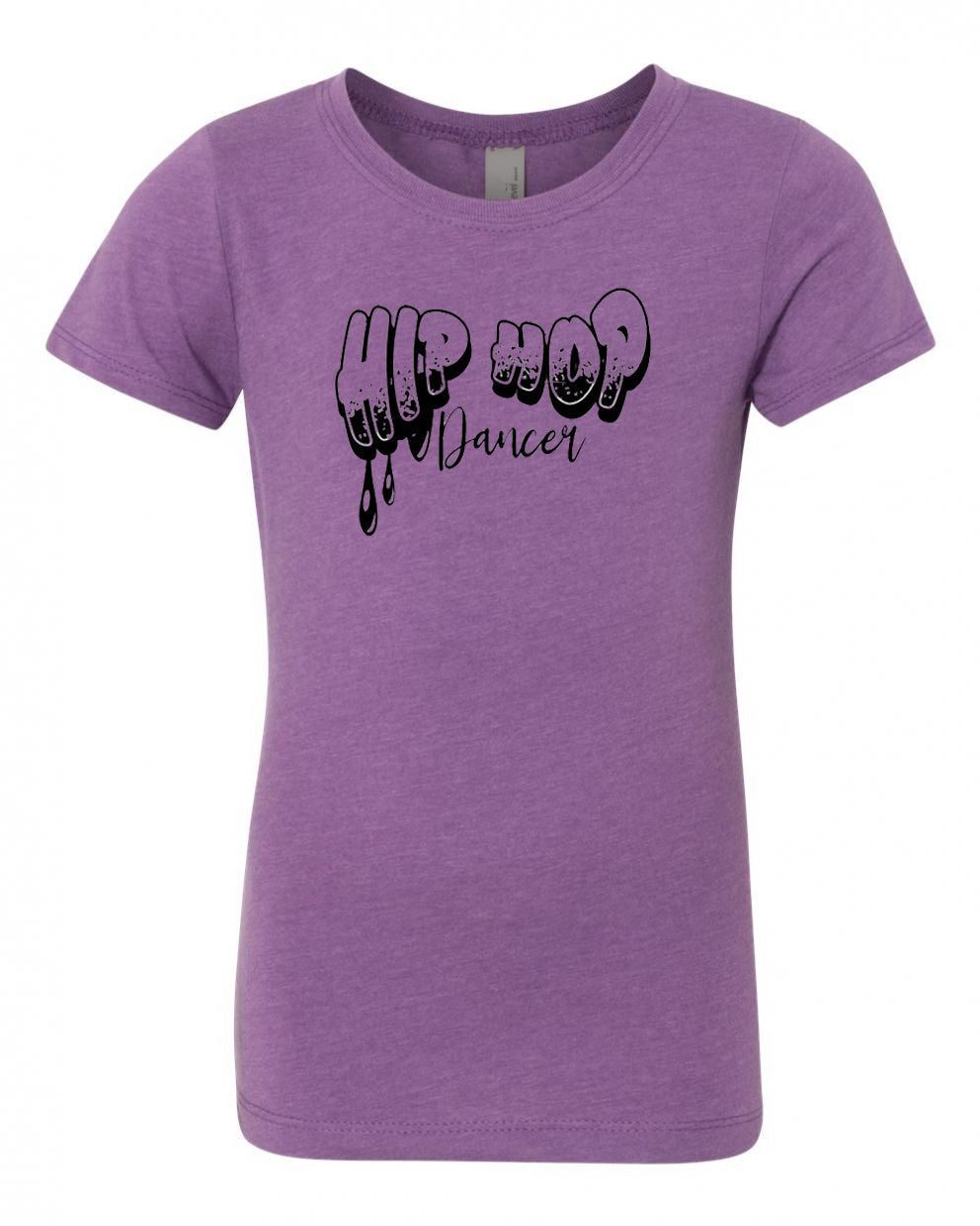 Hip Hop Dancer Girls T-Shirt Purple Berry