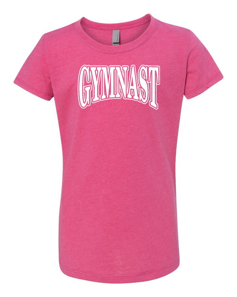 Gymnast Girls T-Shirt Raspberry