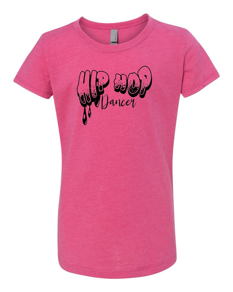 Hip Hop Dancer Girls T-Shirt Raspberry