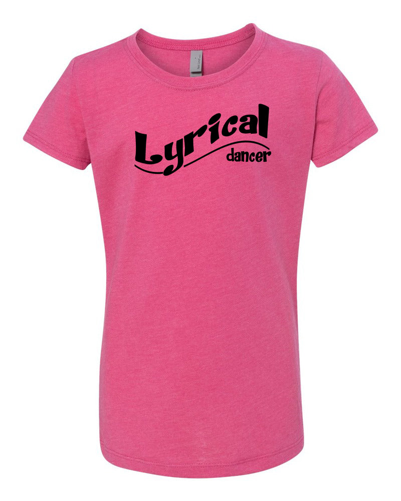Lyrical Dancer Girls T-Shirt Raspberry