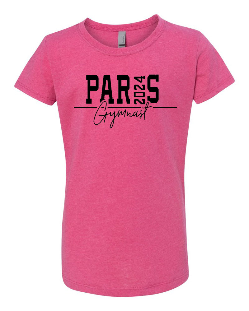 Paris 2024 Gymnast Girls T-Shirt