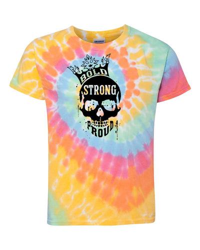 Bold Strong Proud Youth Tie Dye T-Shirt Aerial