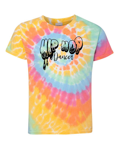 Hip Hop Dancer Adult Tie Dye T-Shirt Aerial