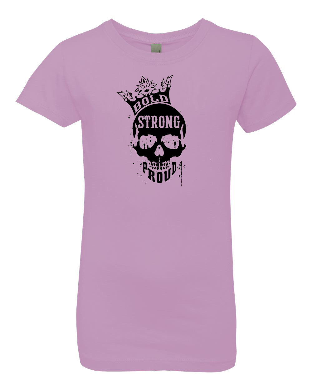 Bold Strong Proud Girls T-Shirt Lilac