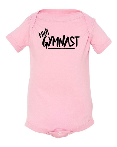 Mini Gymnast Onesie Pink