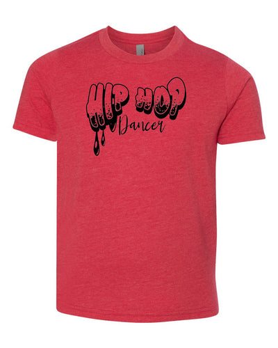 Hip Hop Dancer Youth T-Shirt Red