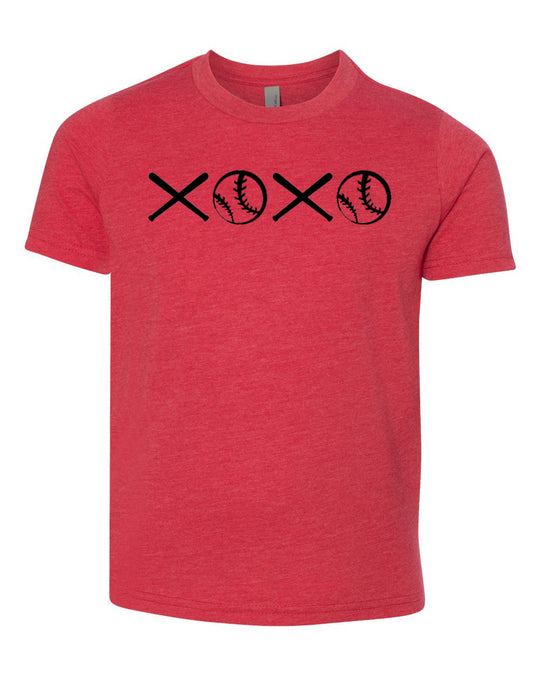 Baseball XOXO Youth T-Shirt