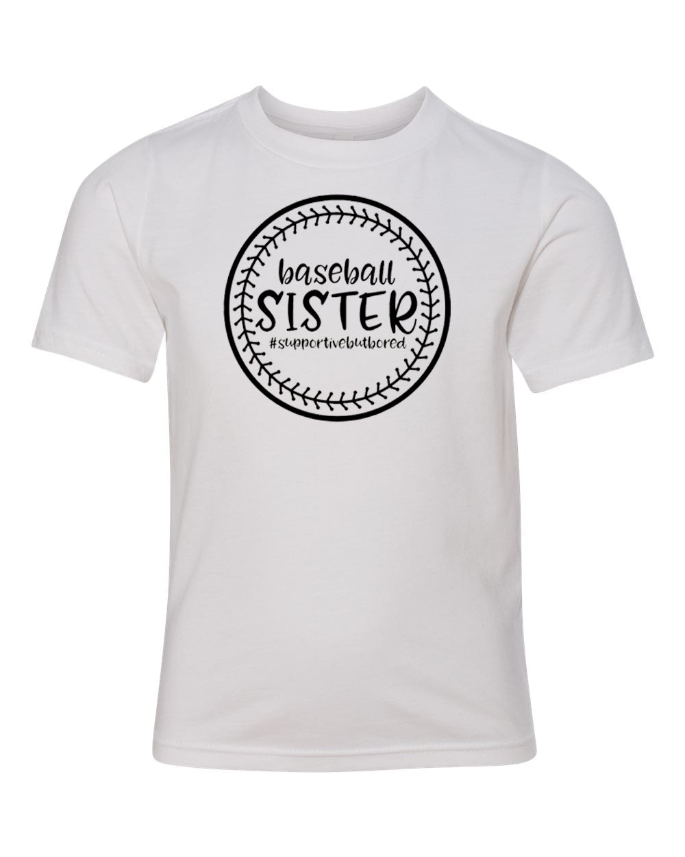 Baseball Sister Youth T-Shirt