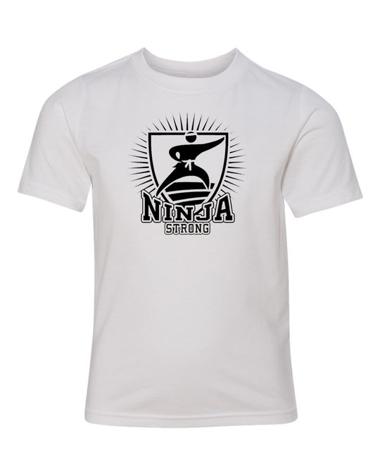 Ninja Strong Youth T-Shirt White