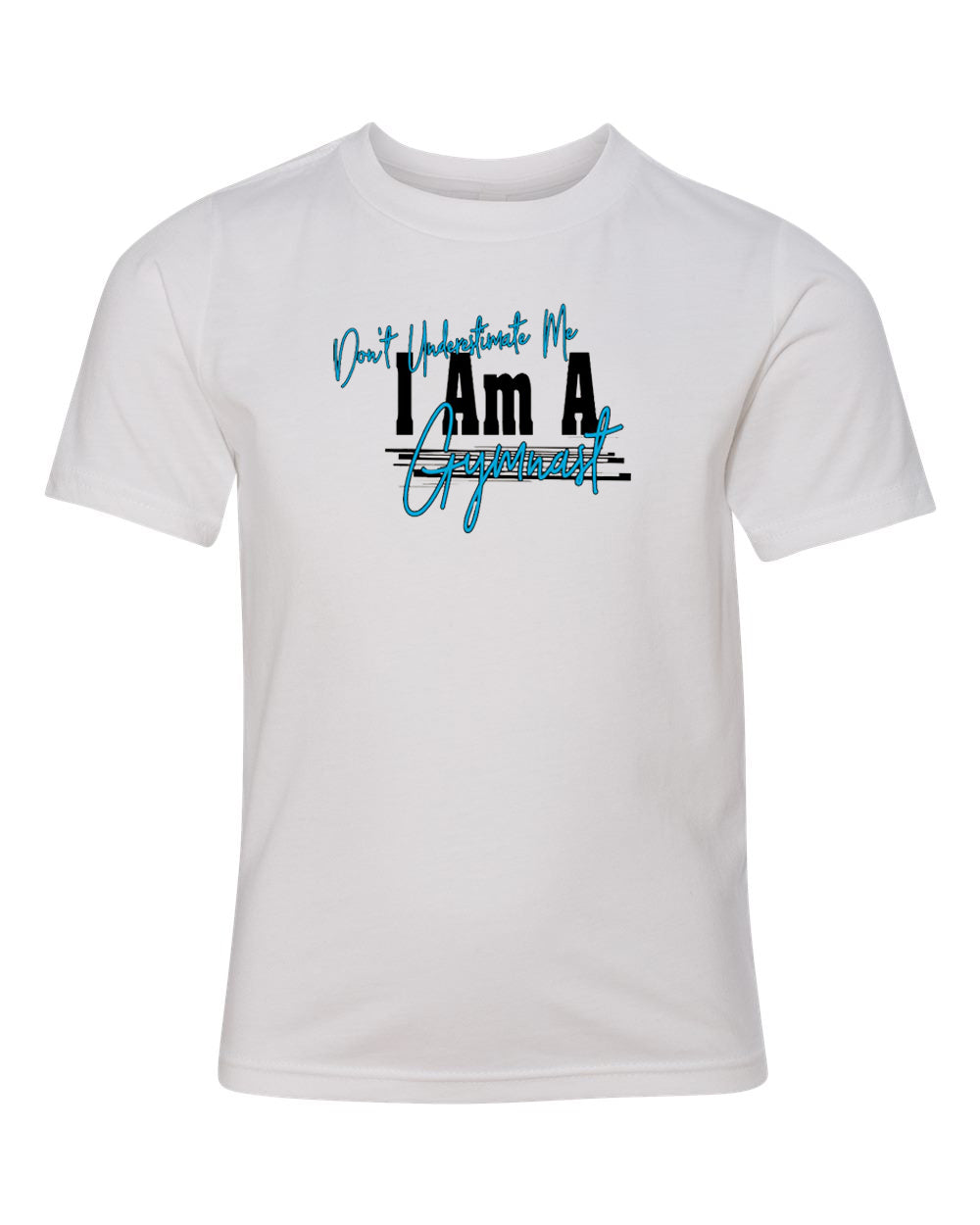 Don't Underestimate Me I Am A Gymnast Youth T-Shirt