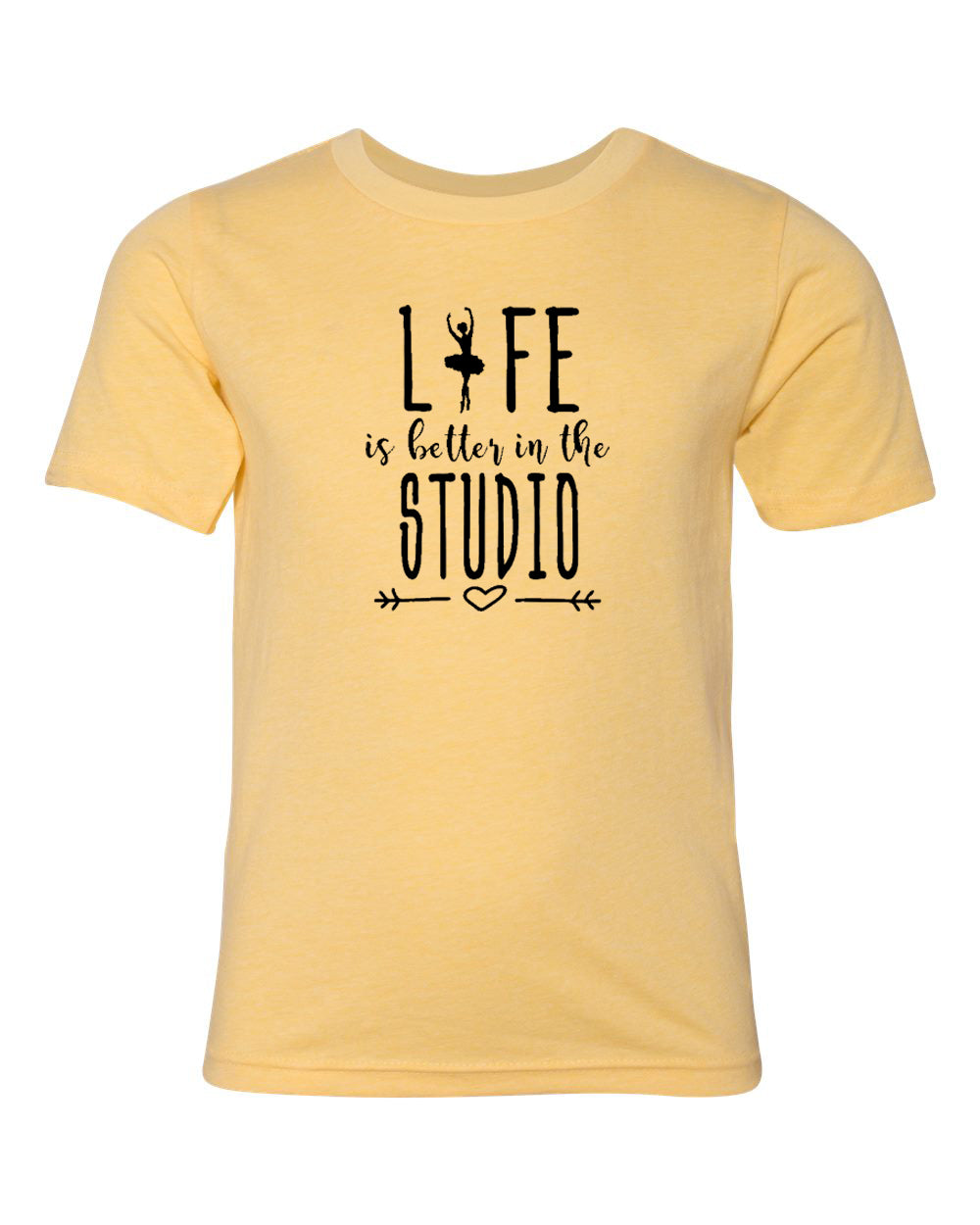 Life Is Better In The Studio Youth T-Shirt Banana