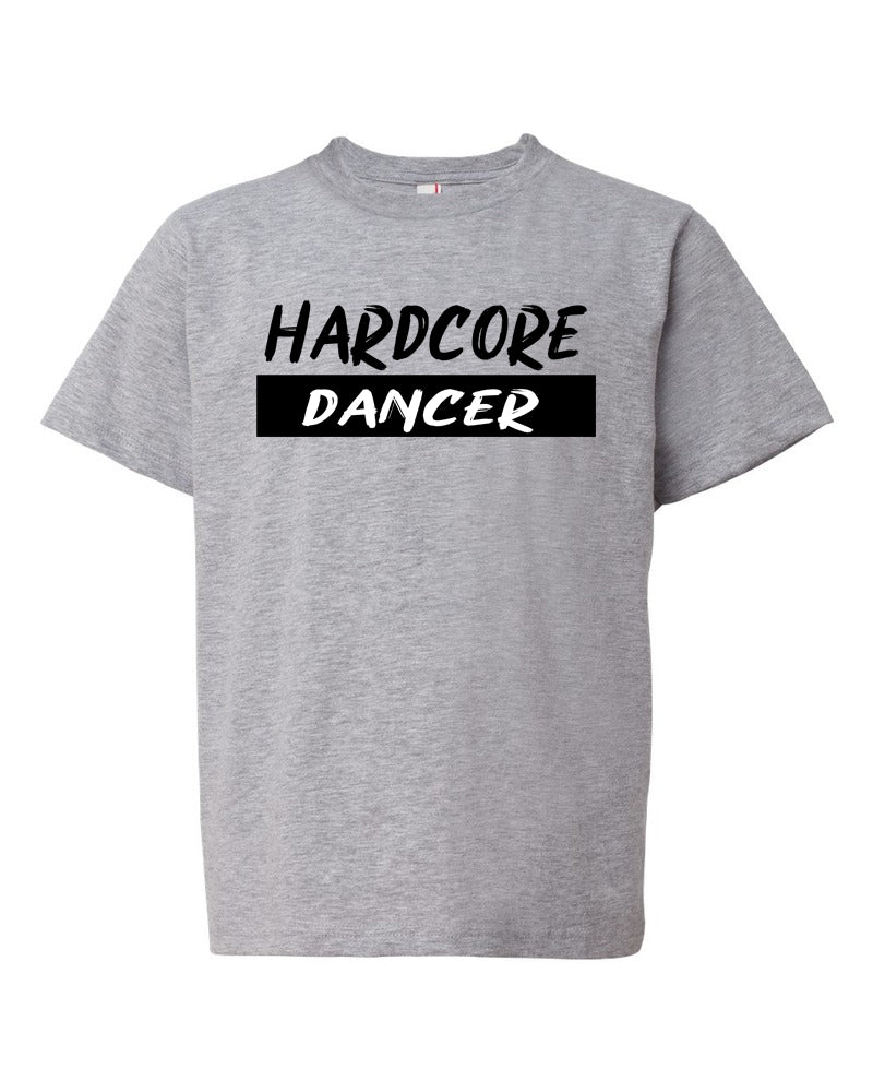 Hardcore Dancer Youth T-Shirt Heather Gray
