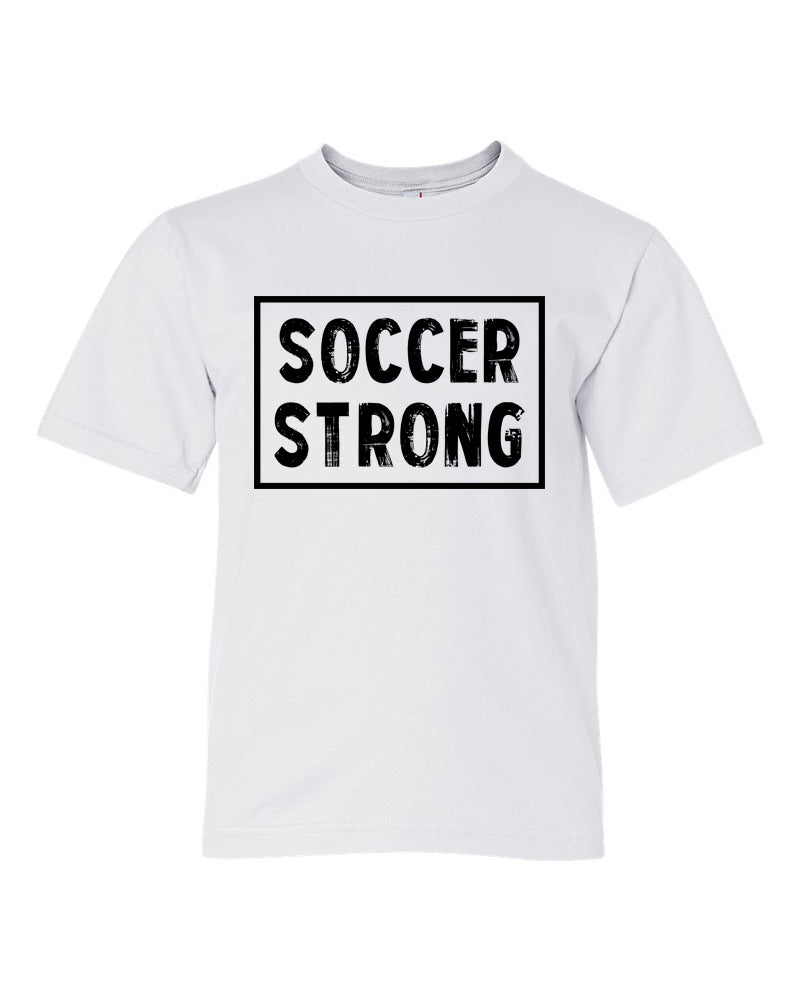 Soccer Strong Youth T-Shirt White