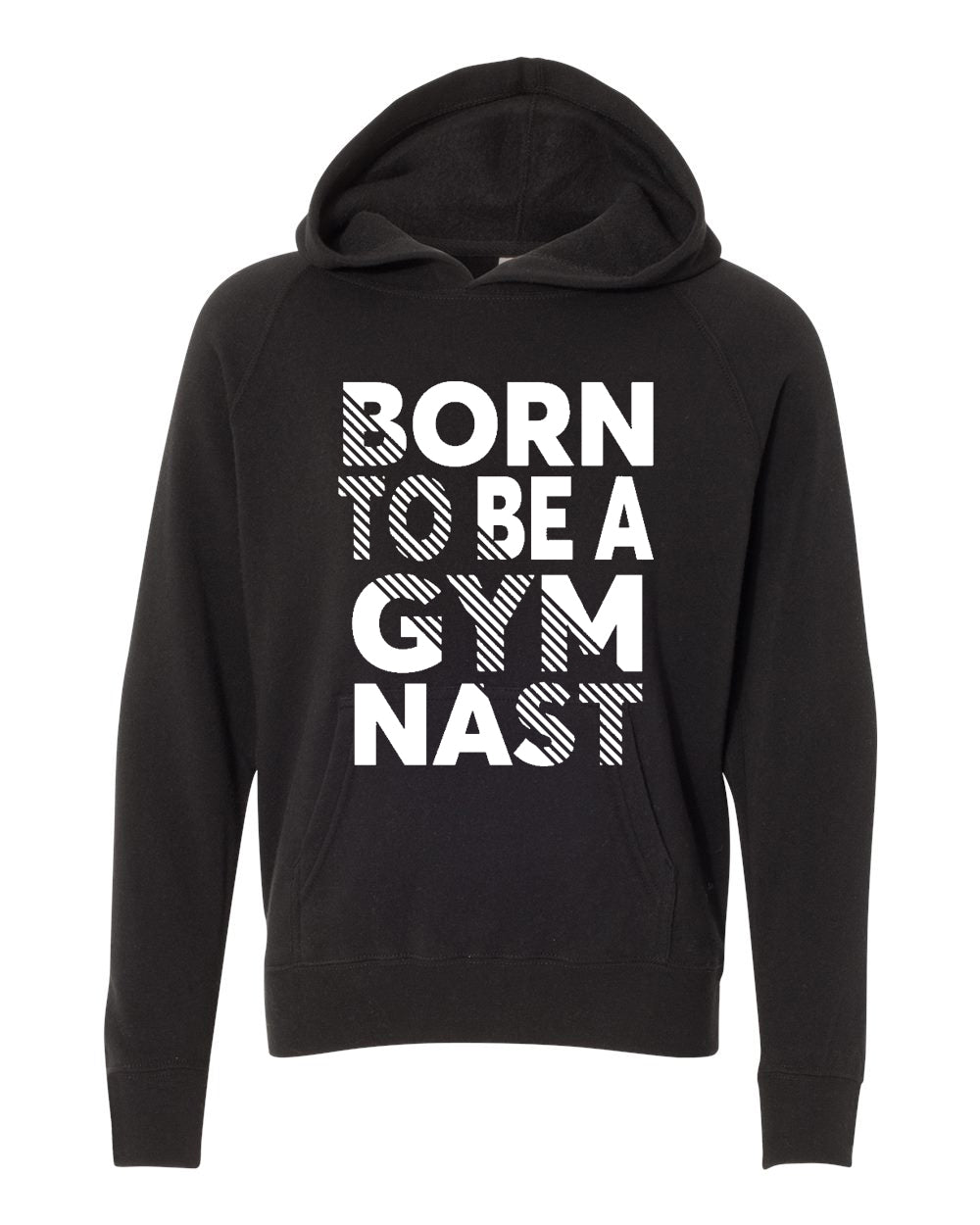 Born To Be A Gymnast Youth Hoodie