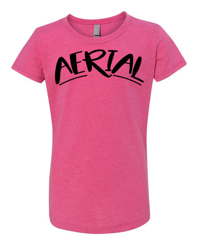 Aerial Girls T-Shirt Raspberry