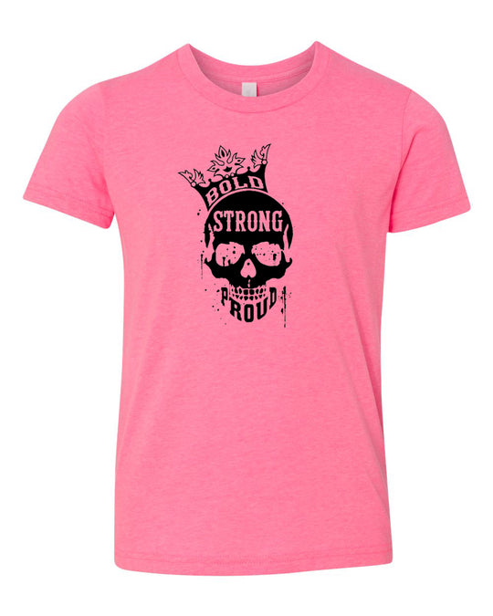 Bold Strong Proud Youth Neon T-Shirt Pink