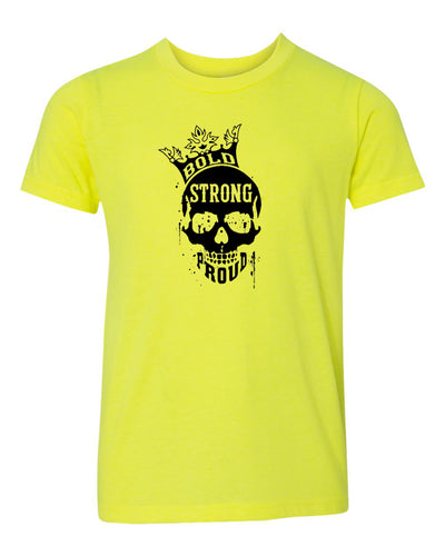Bold Strong Proud Youth Neon T-Shirt Yellow